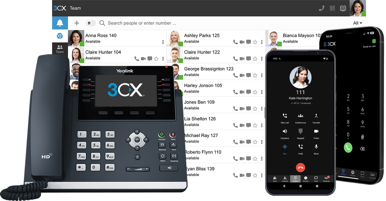 3cx PBX para trabajo remoto 1